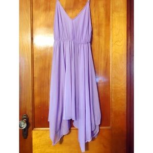 Purple Handkerchief Dress
